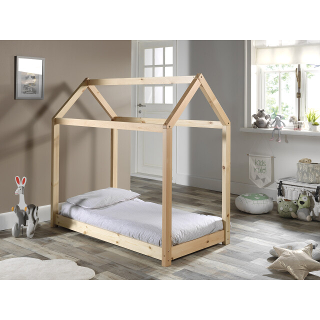 Lucevi cabane peuter bed hout - 146x78x132cm 3011446 large