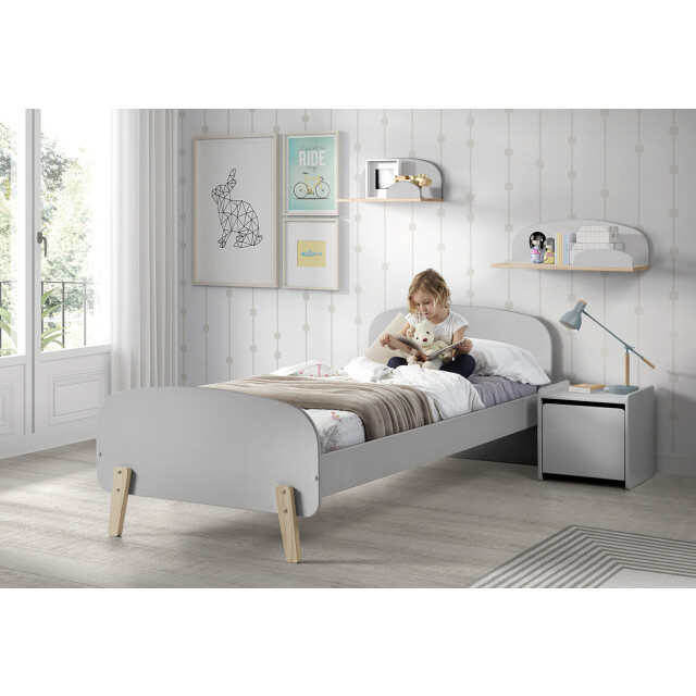 Lucevi kiddy bed 90 x 200 cm cool grey kiddy nachttafel cool grey kiddy 3012512 large