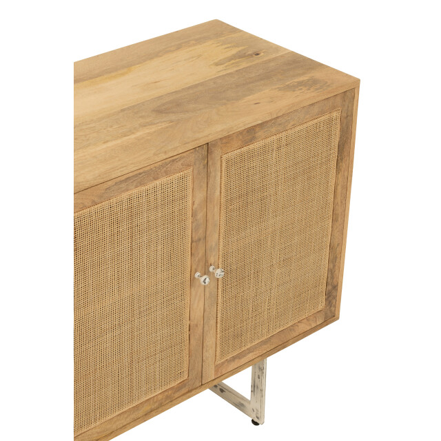 J-Line dressoir rattan mangohout 170x45x80cm 3013829 large