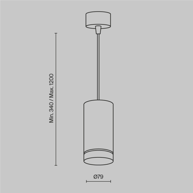 Technical Maytoni hanglamp orlo - Ø7,9 3014651 large