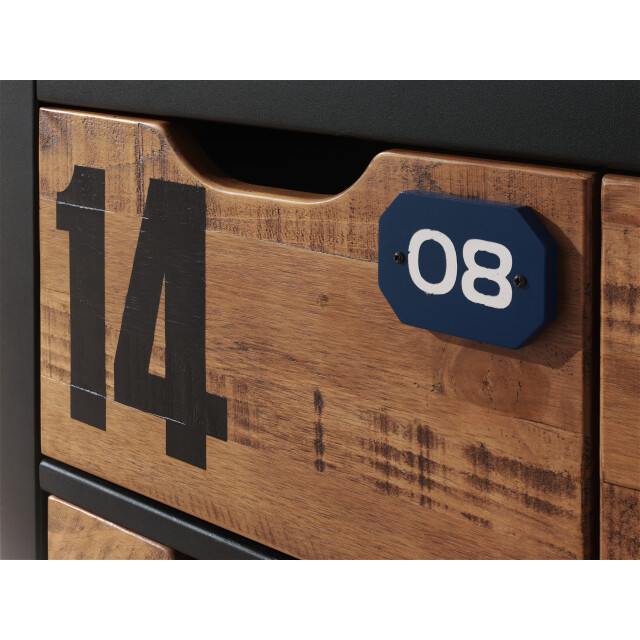 Lucevi alex ladekast 3 laden hout - 86x42x83cm 3011356 large
