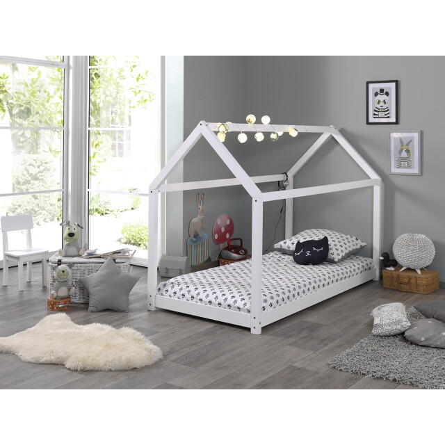 Lucevi cabane bed 90x200 cm hout - 206x98x142cm 3011434 large