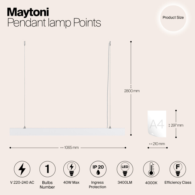 Technical Maytoni hanglamp points - 3014656 large