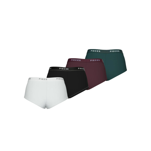 Pieces Dames hipster pclogo 4-pack multicolor 17106857 large