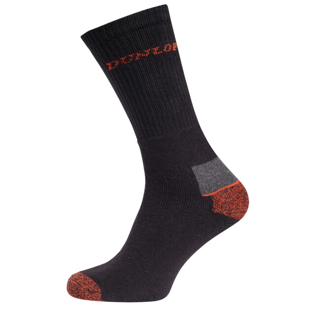 Dunlop Heren werksokken 3-pack DLP-ZCM1042-BLACK-41 large