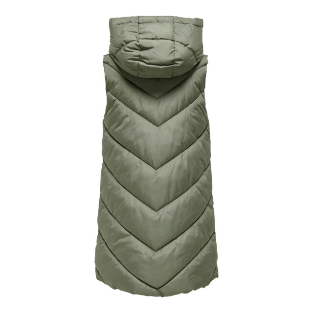 Jacqueline de Yong Jdyskylar padded hood waistcoat otw steel 4509.84.0002 large