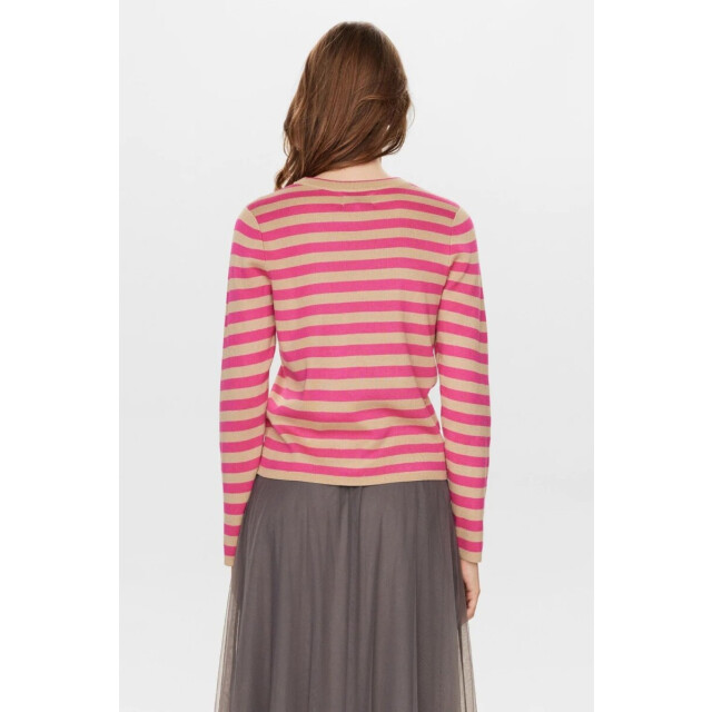 Nümph Nustripy pullover 704781 magenta 704781 magenta large
