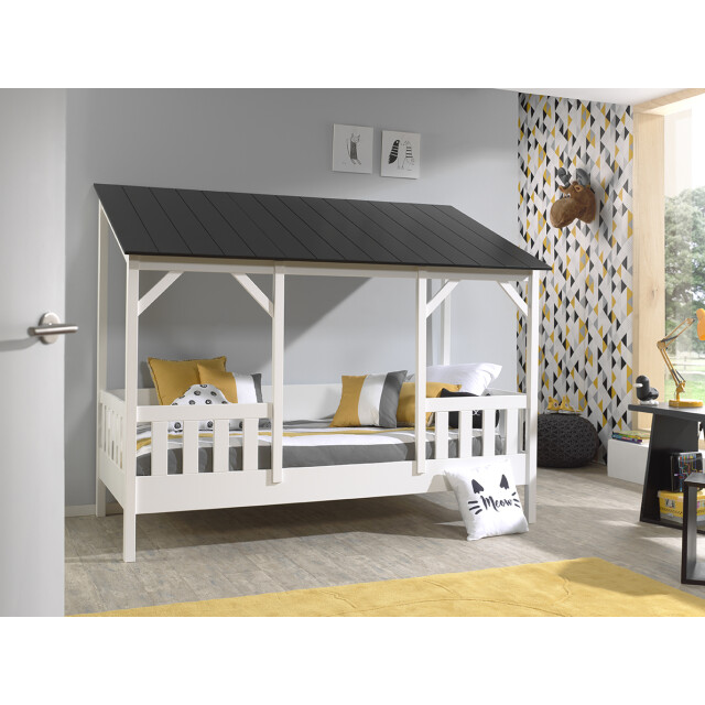 Lucevi housebed 03 huisbed incl. zwart dak 90x200cm - 3012238 large
