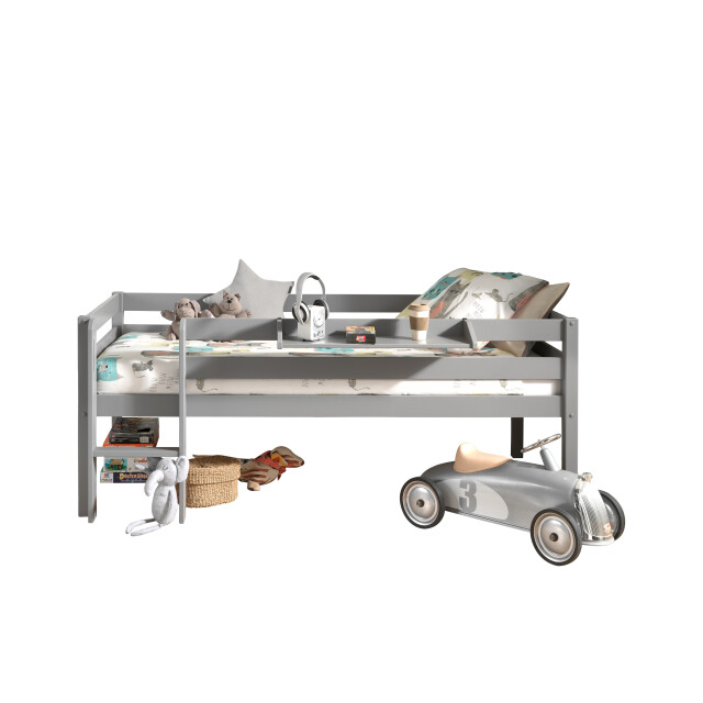 Lucevi pino halfhoogslaper h85cm met ladder 90 x 200 cm pino hangtablet 3012177 large