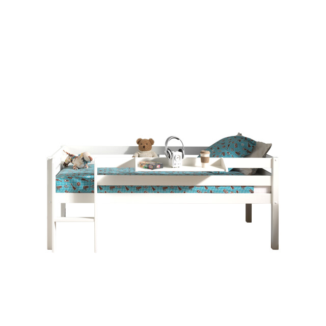 Lucevi pino halfhoogslaper h85cm met ladder 90 x 200 cm pino hangtablet 3012176 large