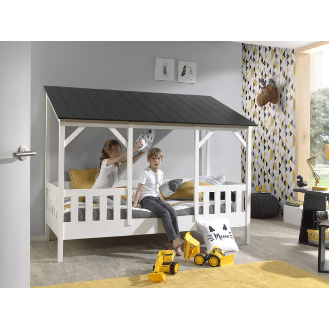 Lucevi housebed 03 huisbed incl. zwart dak 90x200cm - 3012238 large
