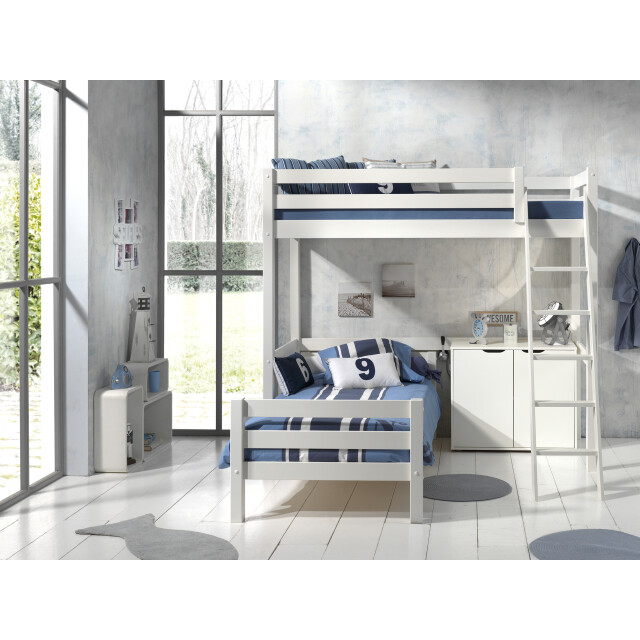 Lucevi pino mezzanine bed 90 x 200 cm pino bed 90 x 200 cm pino 3011977 large