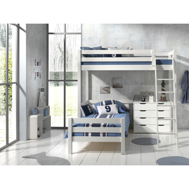 Lucevi pino mezzanine bed 90 x 200 cm pino bed 90 x 200 cm pino 3011978 large