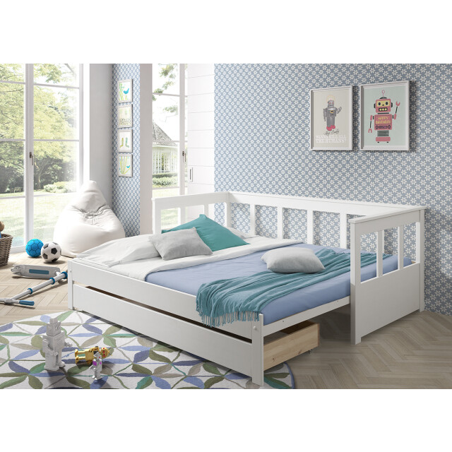 Lucevi pino 91 uitschuif-kajuitbed 90 x 200 cm pino scott lade voor 3012200 large