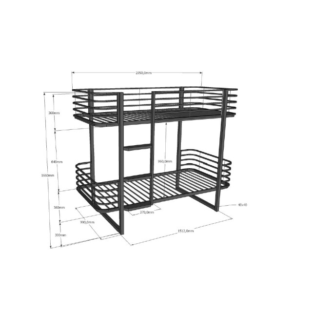 Lucevi oscar stapelbed 90x200cm - 3012298 large
