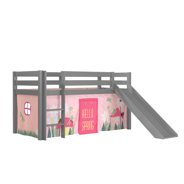 Lucevi pino halfhoogslaper h115cm met glijbaan 90 x 200 cm spring 3011922 large