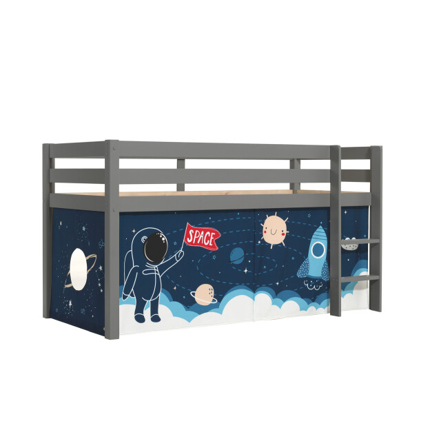 Lucevi pino halfhoogslaper h115cm met ladder 90 x 200 cm space shuttle 3012118 large