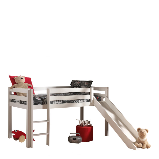Lucevi pino halfhoogslaper met glijbaan 90x200cm - h115cm 3012420 large