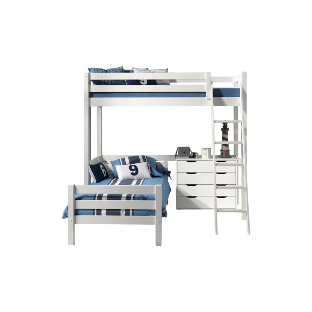 Lucevi pino mezzanine bed 90 x 200 cm pino bed 90 x 200 cm pino 3011978 large