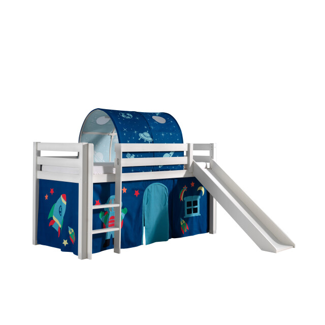 Lucevi pino halfhoogslaper h115cm met glijbaan 90 x 200 cm astro 3012360 large