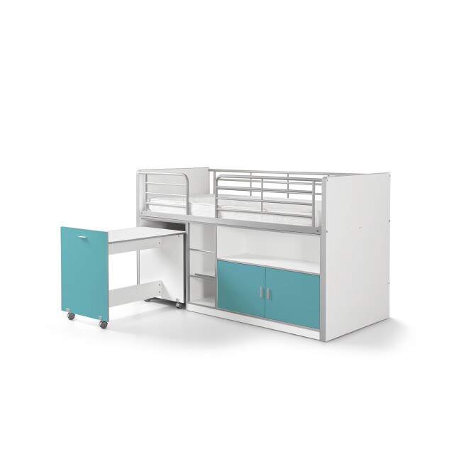 Lucevi bonny 91 halfhoogslaper 90x200cm turquoise 3012763 large