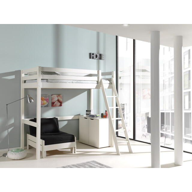Lucevi pino mezzanine bed 90 x 200 cm pino commode 2 deuren pino 3012304 large