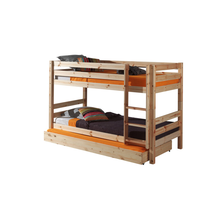 Lucevi pino stapelbed h140cm + rolbed + ladder - 90x200 cm 3012284 large