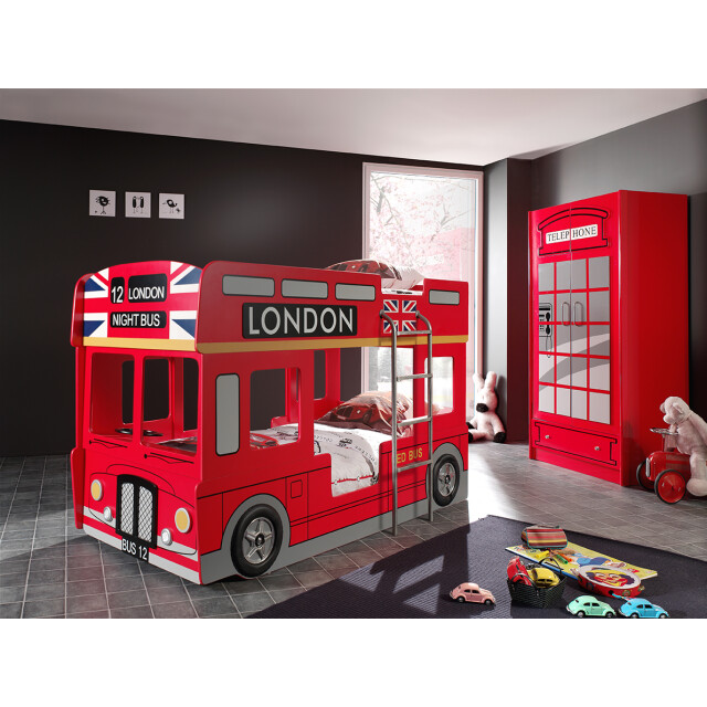 Lucevi carbeds london bus stapelbed 90 x 200 cm carbeds london bus 2 3012443 large