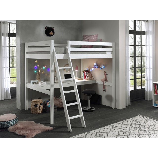Lucevi pino mezzanine bed 140 x 200 cm pino bureau voor mezzanine 3011985 large