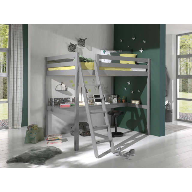Lucevi pino mezzanine bed 140 x 200 cm pino bureau voor mezzanine 3011986 large