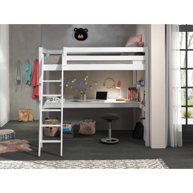 Lucevi pino mezzanine bed 140 x 200 cm pino bureau voor mezzanine 3011985 large