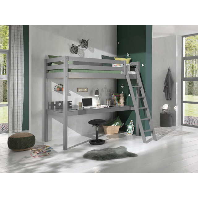Lucevi pino mezzanine bed 90 x 200 cm pino bureau voor mezzanine 3011988 large