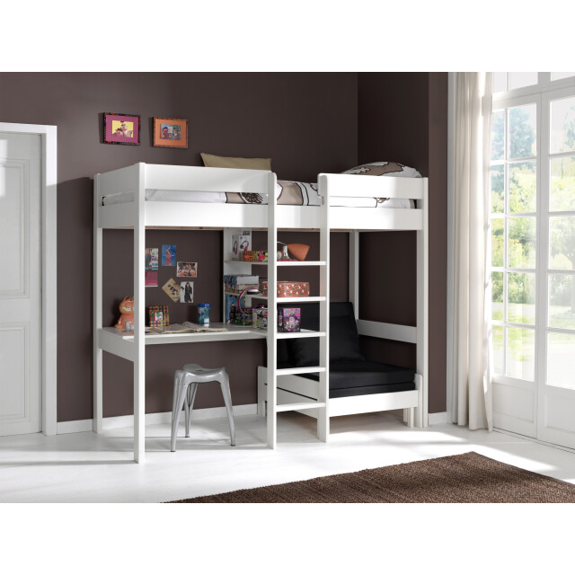 Lucevi pino hoogslaper + bureau + fauteuil 90x200 cm - 3012307 large