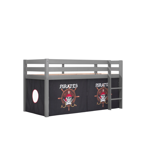Lucevi pino halfhoogslaper h115cm met ladder 90 x 200 cm pirates 3011964 large
