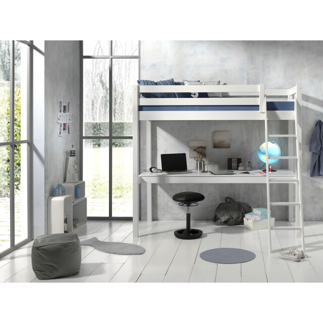 Lucevi pino mezzanine bed 90 x 200 cm pino bureau voor mezzanine 90/140cm 3011987 large