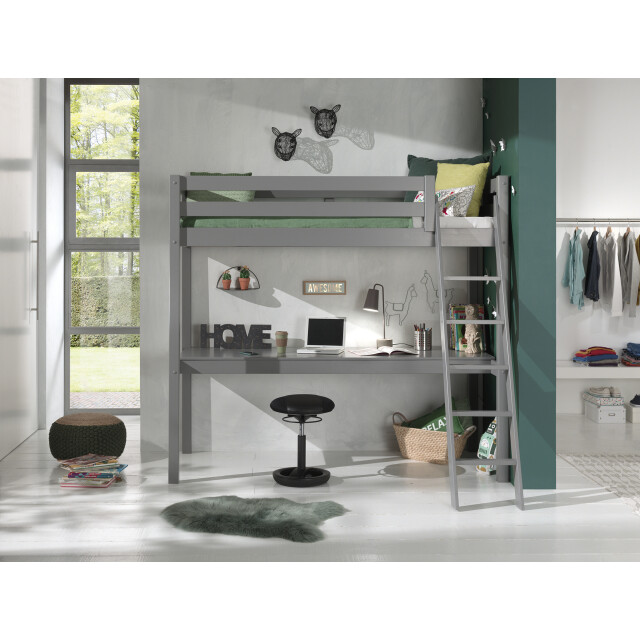 Lucevi pino mezzanine bed 90 x 200 cm pino bureau voor mezzanine 3011988 large