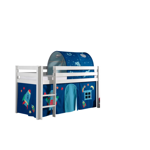 Lucevi pino halfhoogslaper h115cm met ladder 90 x 200 cm astro 3012406 large