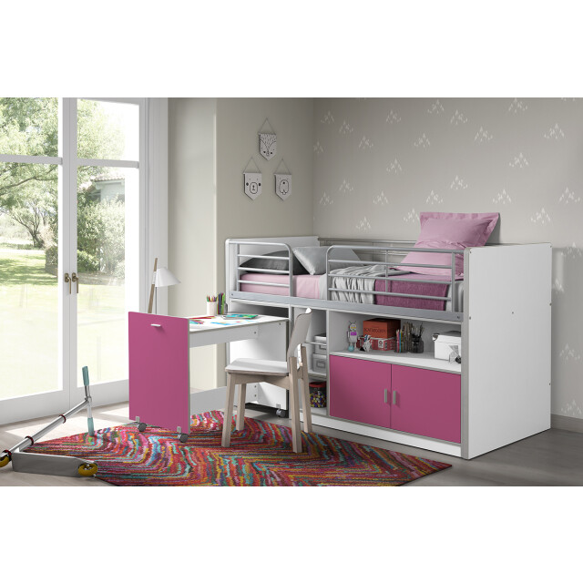 Lucevi bonny 91 halfhoogslaper 90x200cm fuchisa 3012428 large
