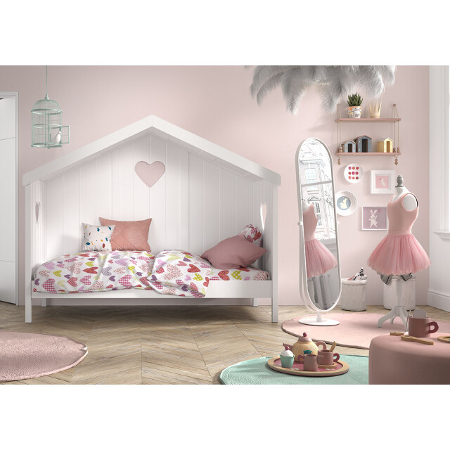 Lucevi amori 91 huisbed met rug 90 x 200 cm uitvalbeveiliging voor amori 3012191 large