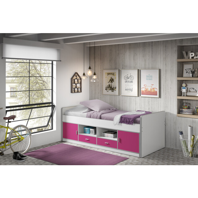 Lucevi bonny 90 kajuitbed 90x200cm fuchsia 3012231 large