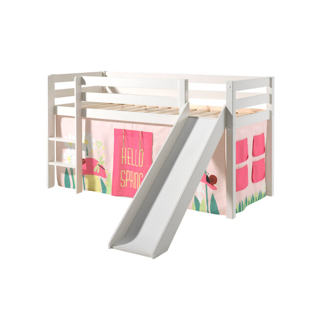 Lucevi pino halfhoogslaper h115cm met glijbaan 90 x 200 cm spring 3012349 large