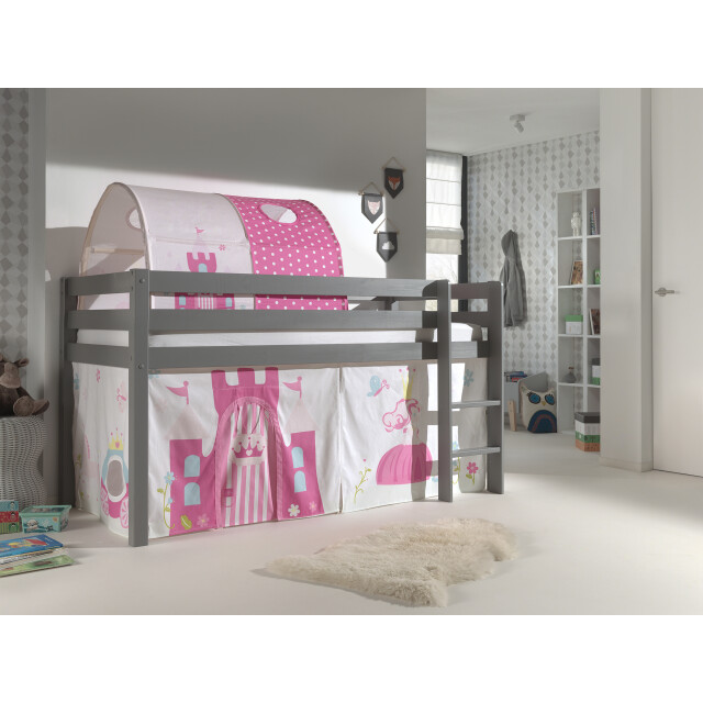 Lucevi pino halfhoogslaper h115cm met ladder 90 x 200 cm princess 3011949 large