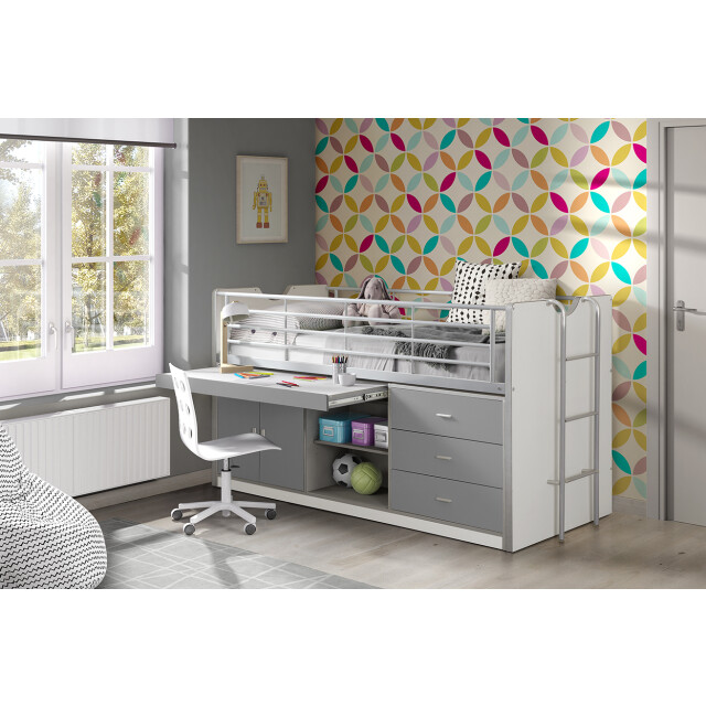 Lucevi bonny 95 halfhoogslaper 90x200cm zilver 3012430 large