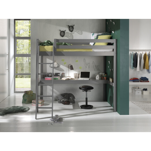 Lucevi pino mezzanine bed 140 x 200 cm pino bureau voor mezzanine 3011986 large