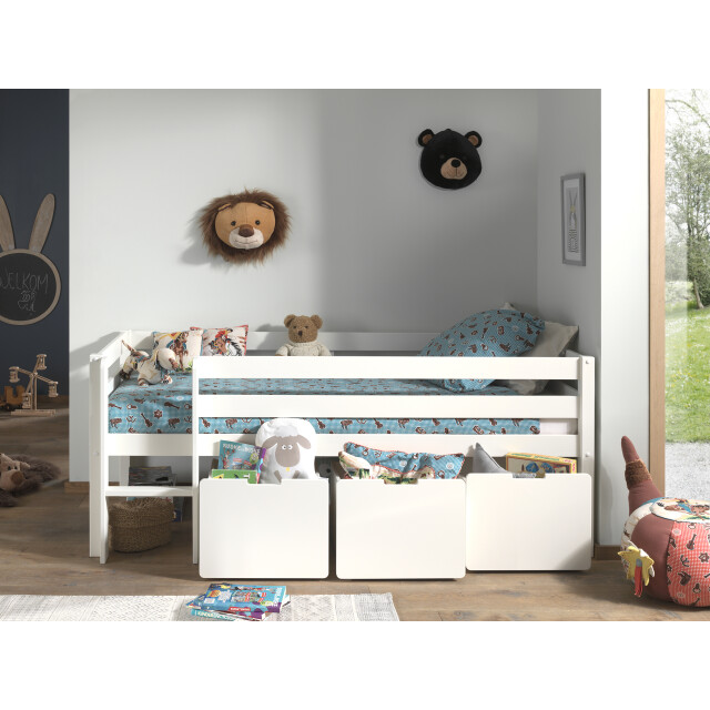 Lucevi pino set van 3 lades voor halfhoogslaper - 3012168 large