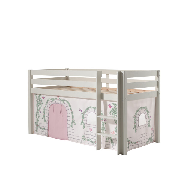 Lucevi pino halfhoogslaper h115cm met ladder 90 x 200 cm birdy 3012409 large