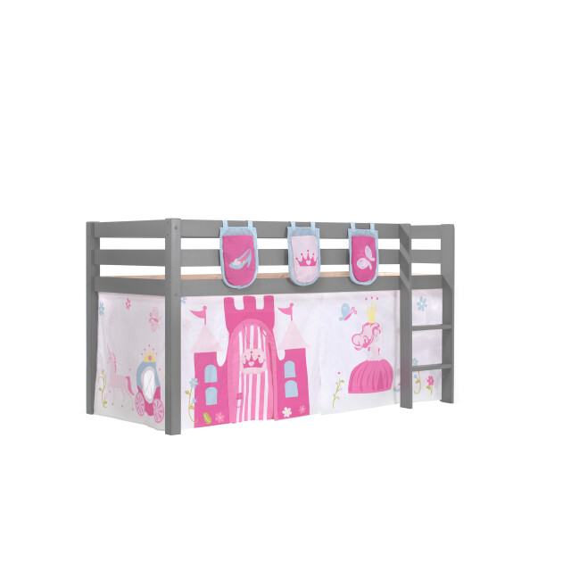 Lucevi pino halfhoogslaper h115cm met ladder 90 x 200 cm princess 3011950 large
