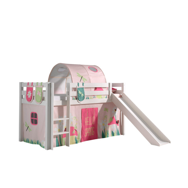 Lucevi pino halfhoogslaper h115cm met glijbaan 90 x 200 cm spring 3012353 large
