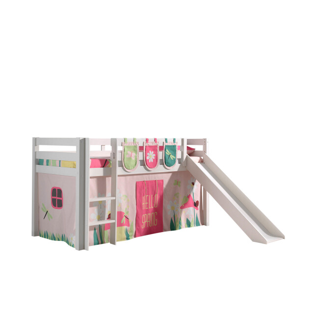 Lucevi pino halfhoogslaper h115cm met glijbaan 90 x 200 cm spring 3012352 large