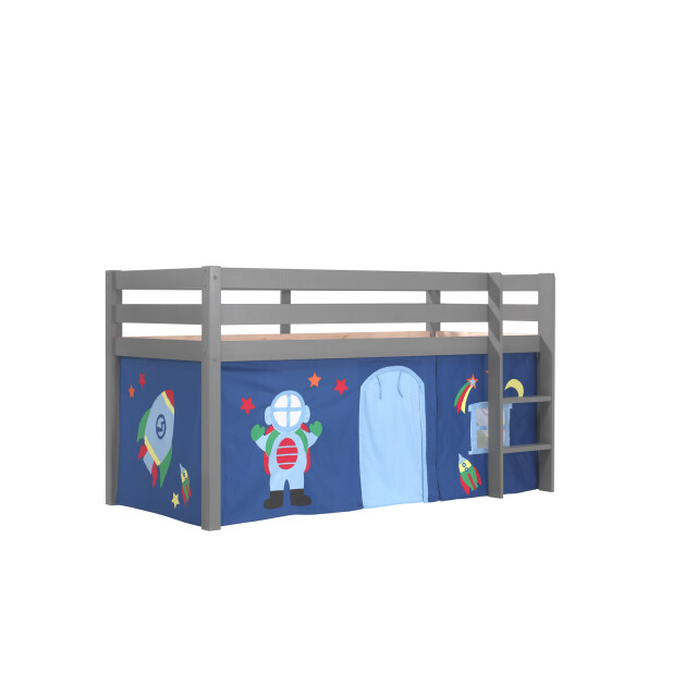 Lucevi pino halfhoogslaper h115cm met ladder 90 x 200 cm astro 3011952 large